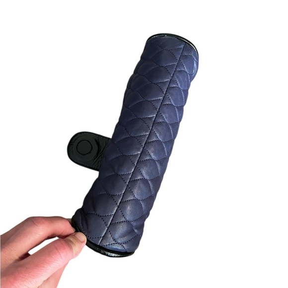 Jill Stuart Quilted Black and Purple Clutch Bag - Picture 6 of 9